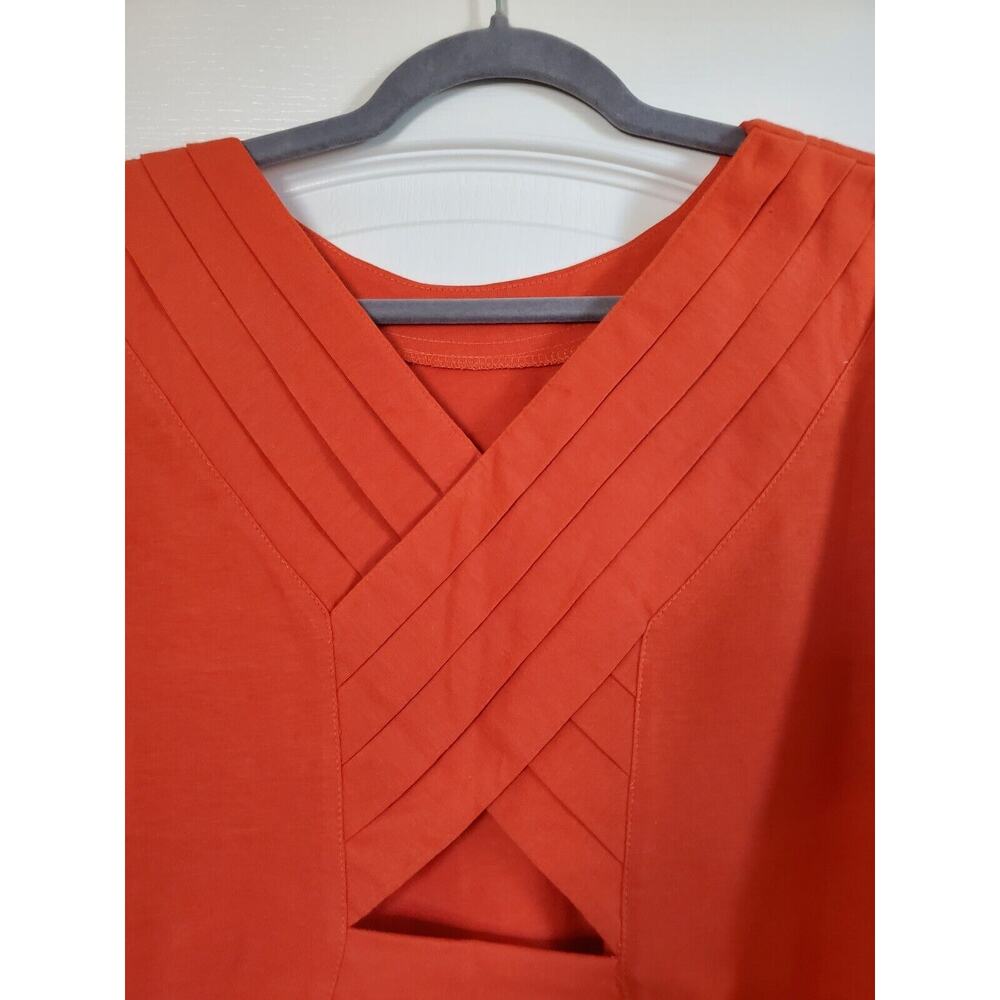 Vintage Together! Orange Long Sleeve T-Shirt, NWT Deadstock Women's Size Large - Picture 7 of 10